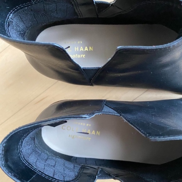 Cole Haan "Abbot" black leather ankle boot 8.0 - Picture 6 of 6